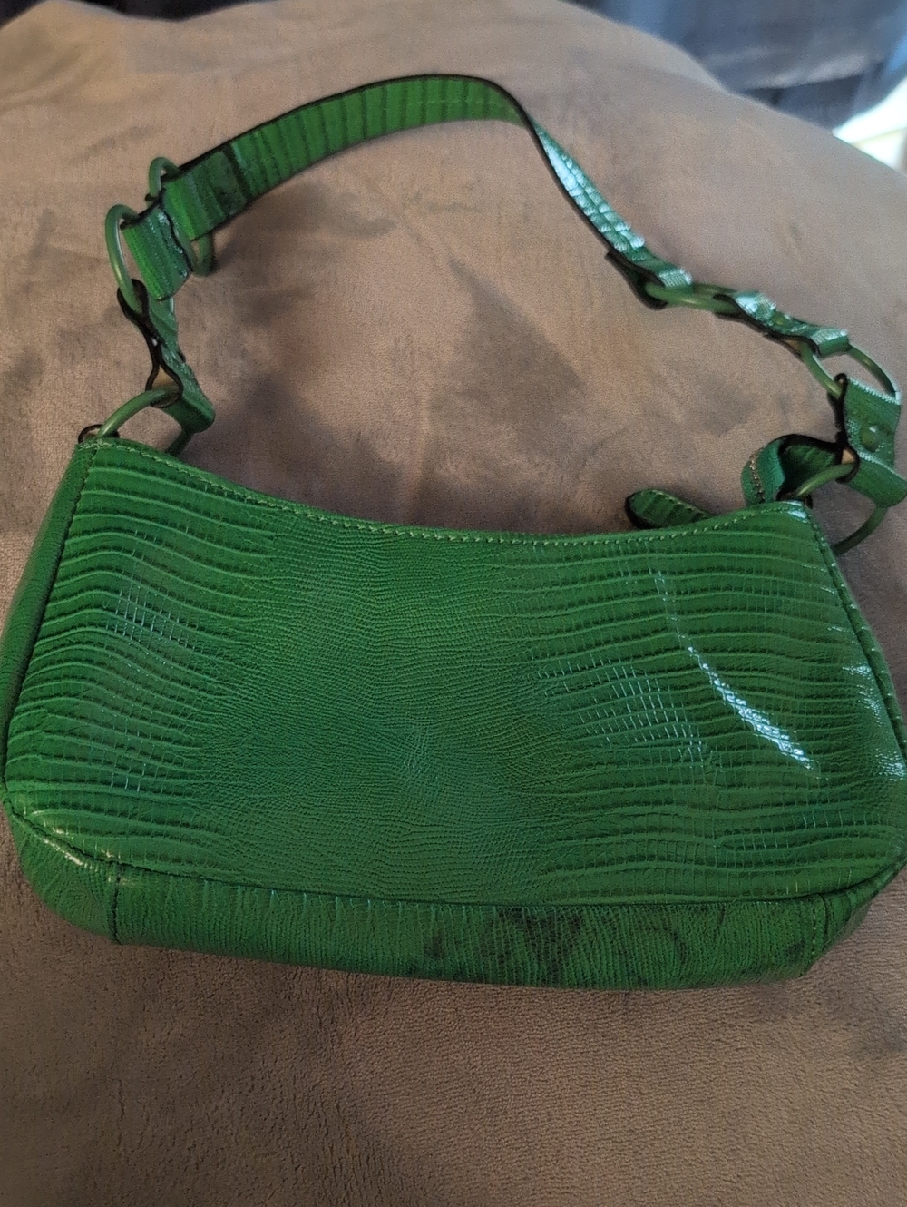 Forever 21 Green Textured Shoulder Bag - Stylish Women’s Handbag